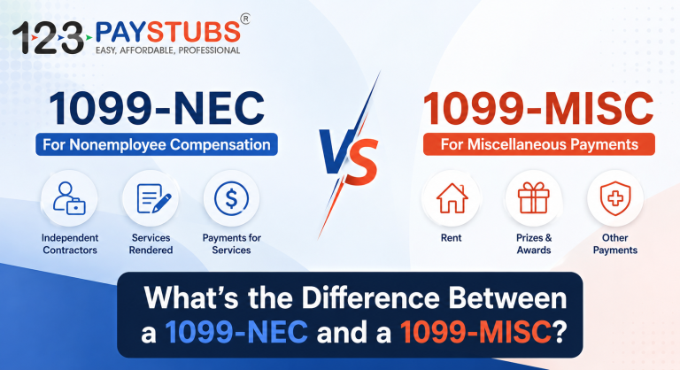 Difference Between 1099NEC and a 1099-MISC
